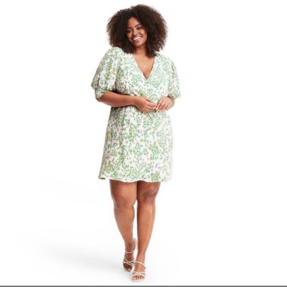 Rixo Floral Puff Sleeve Swing Dress - RIXO for Target Prairie Peasant Cottage